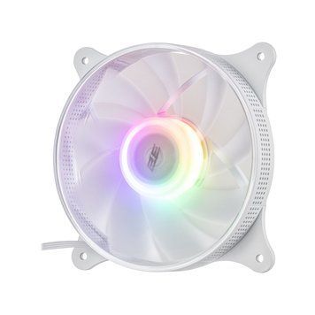 2E Gaming Корпусний вентилятор Air Cool ACF120VRB-ARGB 120мм, 1200rpm, 4pin, 23dBa, reversed, білий 2E-ACF120VRW-ARGB фото
