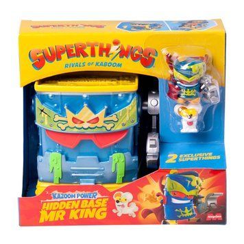 Игровой набор SUPERTHINGS серии "Kazoom Power" - СКРЫТАЯ БАЗА МИСТЕРА КИНГА PSTSP112IN240 фото