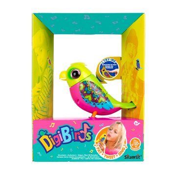 Інтерактивна пташка DIGIBIRDS II - НЕРОЗЛУЧНИК (50 мелодій, кліпса) 88602 фото