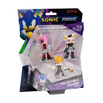 Набор игровых фигурок SONIC PRIME &ndash; РЕБЕЛ РУЖ, ТЭЙЛЗ, РАСТИ РОУЗ (3 фигурки, 6,5 cm) SON2020C фото