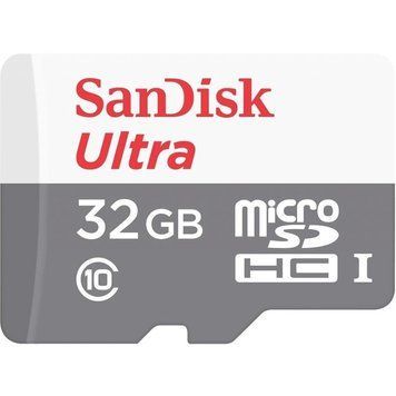 SanDisk Карта памяти microSD 32GB C10 UHS-I R100MB/s Ultra SDSQUNR-032G-GN3MN фото