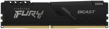 Kingston Память ПК DDR4 16GB KIT (8GBx2) 3200 FURY Beast Black KF432C16BBK2/16 фото