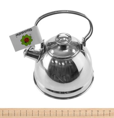 Игровой чайник со свистком nic металлический 11 см NIC530355 фото