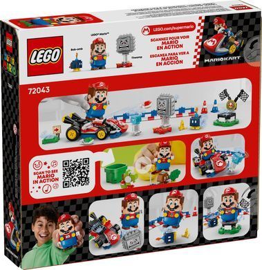 LEGO Конструктор Super Mario Mario Kart &ndash; Interactive LEGO&reg; Mario та Standard Kart 72043 фото