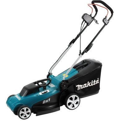 Makita Газонокосилка ELM3720, 1400Вт, 37см, 40л, 11.6 кг, до 500м2, 20-75мм ELM3720 фото