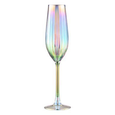 ARDESTO Champagne glasses set Black Mars 250ml, 2pcs, glass, transparent AR2625EL фото