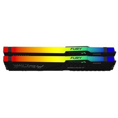 Kingston Пам'ять ПК DDR5 64GB KIT (32GBx2) 5600 FURY Beast KF556C36BBEAK2-64 фото