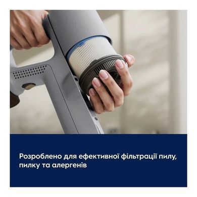 Electrolux Беспроводной пылесос, объём пылесборника &mdash; 0,3 л, автономная работа до 50 мин, вес &mdash; 2,29 кг, HEPA12, AutoMode, 5 насадок, серый EP72AB21UG фото