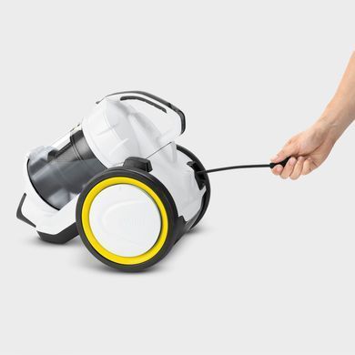 Karcher Пылесос контейнерный VC 3, 700Вт, конт пыль -0.9л, НЕРА 13, белый 1.198-051.0 фото