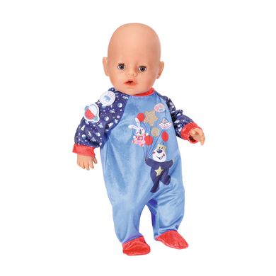 Одяг для ляльки BABY BORN серії "День Народження"- СВЯТКОВИЙ КОМБІНЕЗОН (на 43 cm, синій) 831090-2 фото