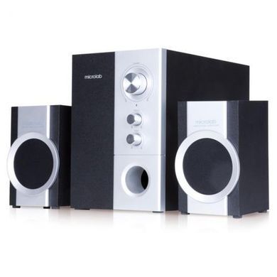 Microlab Акустическая система M-590 2.1, 14W, mini-jack,черный M-590 фото