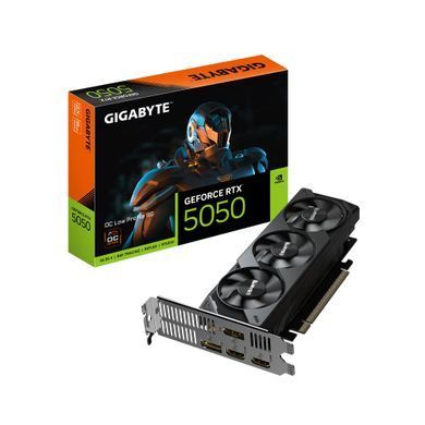 Gigabyte Відеокарта GeForce RTX 5050 8GB GDDR6 OC Low Profile GV-N5050OC-8GL фото