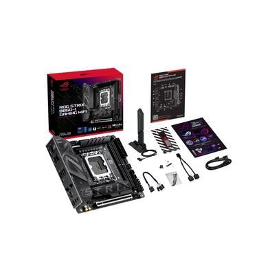 ASUS Материнcька плата ROG STRIX B860-I GAMING WIFI s1851 B860 2xDDR5 M.2 DP HDMI USB Type-C Wi-Fi BT mITX 90MB1JB0-M0EAY0 фото