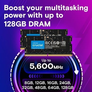 Crucial Пам'ять ноутбука Crucial DDR5 16GB 5600 CT16G56C46S5 фото