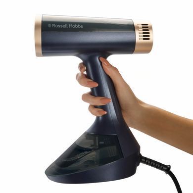 Russell Hobbs Russell Hobbs steamer Genie VacuSteam, 1800W, 200ml, steam boost -20g, vert. steaming, inox soleplate, blue 28550-56 фото