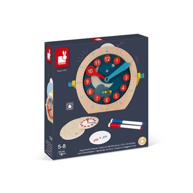 Janod Развивающая игрушка Учимся называть время J05076 фото