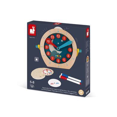 Janod Развивающая игрушка Учимся называть время J05076 фото