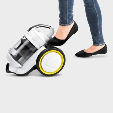 Karcher Пылесос контейнерный VC 3, 700Вт, конт пыль -0.9л, НЕРА 13, белый 1.198-051.0 фото