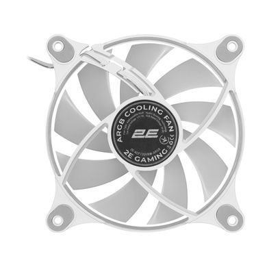 2E Gaming Корпусный вентилятор Air Cool ACF120VRB-ARGB 120мм, 1200rpm, 4pin, 23dBa, reversed, белый 2E-ACF120VRW-ARGB фото