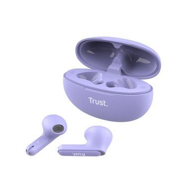 Trust Наушники Trust Yavi Earphones BT 5.3, ENC, SBC, Mic, Фиолетовый 25299_TRUST фото