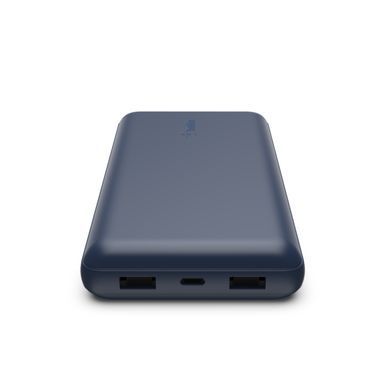 Belkin Акумулятор портативний літій-іонний Power Bank 20000мА&middot;год, 15Вт, 2хUSB-A/USB-C, блакитний BPB012BTBL фото