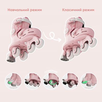 YVolution Роликовые коньки Twista Розовые YR25P4 фото