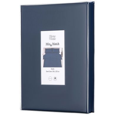 ARDESTO Підковдра Mix&Match, 200х220см, 100% бавовна, сатин, синій