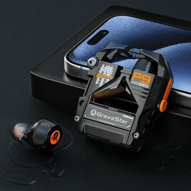 GravaStar Навушники TWS Sirius Plus, BT 5.3, чорний GSP9PLUS_BLK фото