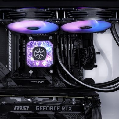 Система жидкостного охлаждения SilverStone Icegem 240P-ARGB, LGA2066, 2011, 1366, 115X, 1366, TRX4,TR4, AM4, AM3, AM3+, AM2, AM2+, FM1, FM2, TDP280W SST-IG240P-ARGB фото