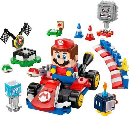 LEGO Конструктор Super Mario Mario Kart &ndash; Interactive LEGO&reg; Mario та Standard Kart 72043 фото
