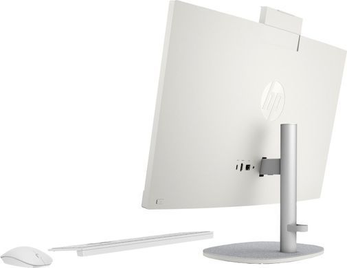 HP Комп'ютер персональний моноблок HP All-in-One 23.8" FHD IPS AG, Intel U7-155U, 16GB, F512GB, UMA, WiFi, кл+м, DOS, білий AE0P5EA фото