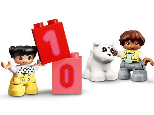 Конструктор LEGO DUPLO Поезд с цифрами - учимся считать 10954 фото