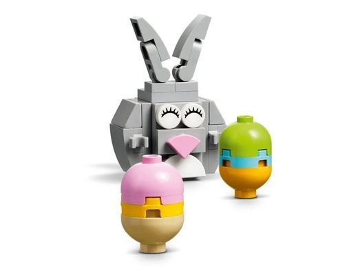 LEGO Конструктор LEGO Iconic Великодній кролик і полювання на курячі яйця 40808 фото