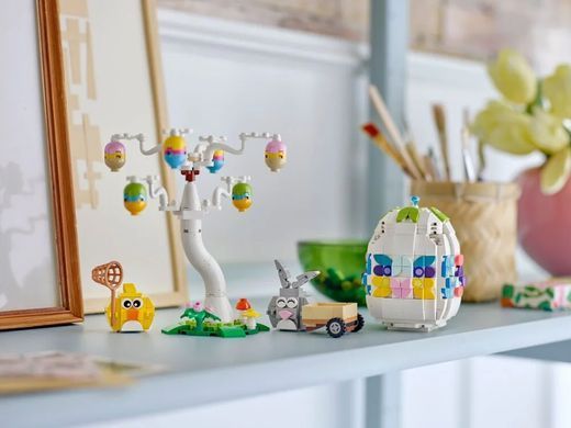 LEGO Конструктор LEGO Iconic Великодній кролик і полювання на курячі яйця 40808 фото
