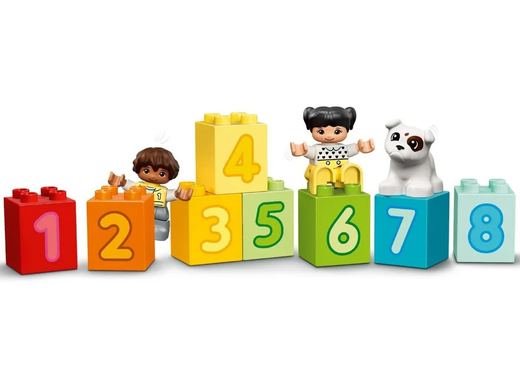 Конструктор LEGO DUPLO Поезд с цифрами - учимся считать 10954 фото