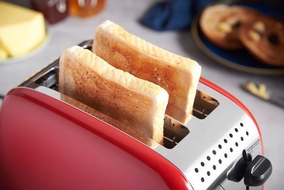 Russell Hobbs Тостер Colours Plus, 1600Вт, нержав., підігрів,разморозка, червоний
