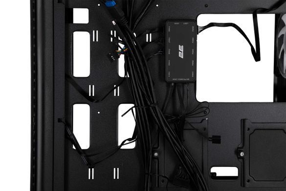 2E Gaming Корпус Vertex GI01B без БЖ 2xUSB3.0, 1xUSBType-C, 3x140мм ARGB, 1x120мм ARGB, VGA 380мм, LCS ready, контролер з пультом, TG Side Panel, EATX, чорний 2E-GI01B фото