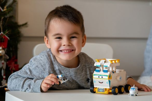 Super Wings Конструктор Small Blocks Buildable Vehicle Set Rover, Ровер EU385013 фото