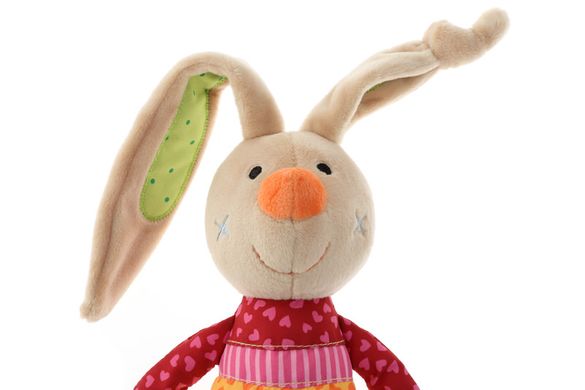 Мягкая игрушка sigikid Кролик с погремушкой 26 см 41419SK фото