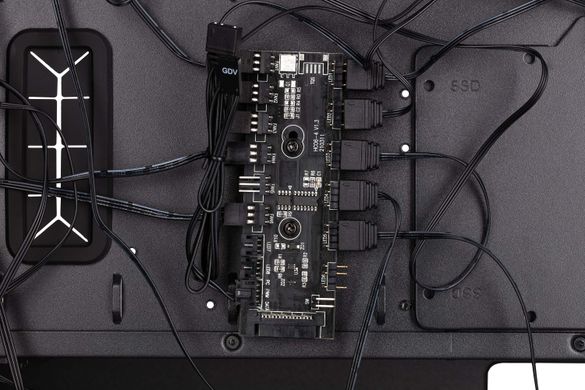 Корпус 2E Gaming Contego Neo GW05, без БЖ, 2xUSB3.0, 1хUSB Type-C, 2x200mm ARGB, 3x120mm ARGB, controller with remote, TG Side Panel, EATX, чорний 2E-GW05 фото