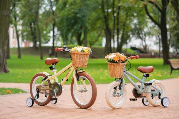 Дитячий велосипед Miqilong RM 12" бежевий ATW-RM12-BEIGE фото