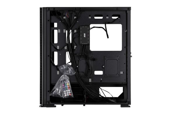 2E Gaming Корпус Vertex GI01B без БЖ 2xUSB3.0, 1xUSBType-C, 3x140мм ARGB, 1x120мм ARGB, VGA 380мм, LCS ready, контролер з пультом, TG Side Panel, EATX, чорний 2E-GI01B фото