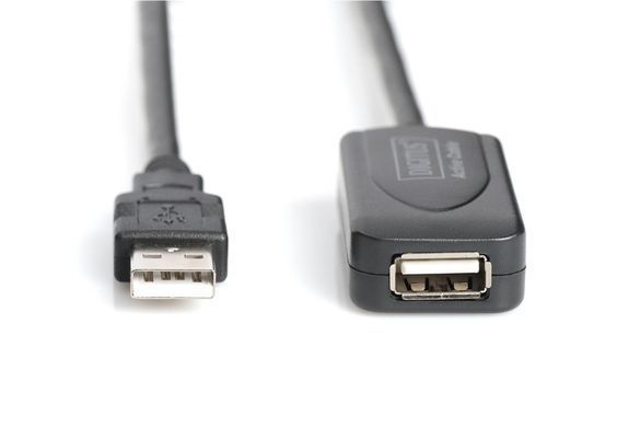 Digitus Удлинитель USB 2.0 Active Cable, A/M-A/F, 20 m DA-73102 фото