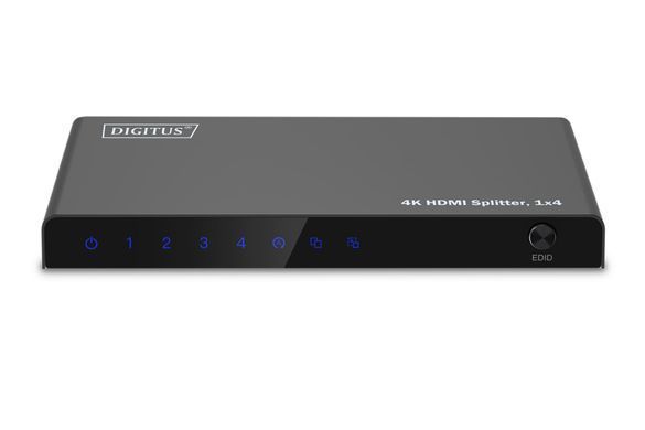 Digitus DIGITUS 1x4 HDMI Splitter, 4K/60Hz HDCP 2.2, EDID Control DS-55337 фото