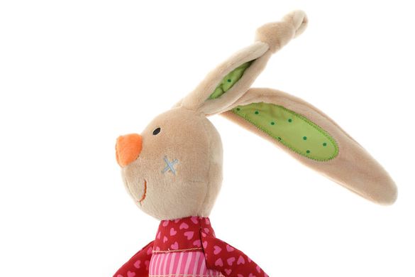 Мягкая игрушка sigikid Кролик с погремушкой 26 см 41419SK фото