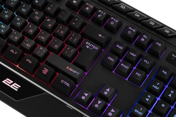 2E Gaming Клавіатура KG315 RGB USB Black Ukr 2E-KG315UBK фото