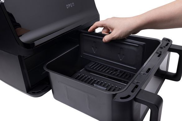 Gorenje air fryer 2700W, bowl-9L, touch control, 8 auto programs, plastic, black AF2700BP фото