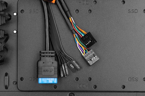 Корпус 2E Gaming Contego Neo GW05, без БЖ, 2xUSB3.0, 1хUSB Type-C, 2x200mm ARGB, 3x120mm ARGB, controller with remote, TG Side Panel, EATX, чорний 2E-GW05 фото