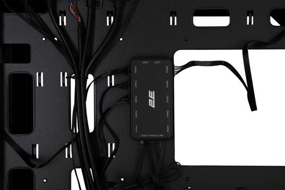 2E Gaming Корпус Vertex GI01B без БЖ 2xUSB3.0, 1xUSBType-C, 3x140мм ARGB, 1x120мм ARGB, VGA 380мм, LCS ready, контролер з пультом, TG Side Panel, EATX, чорний 2E-GI01B фото