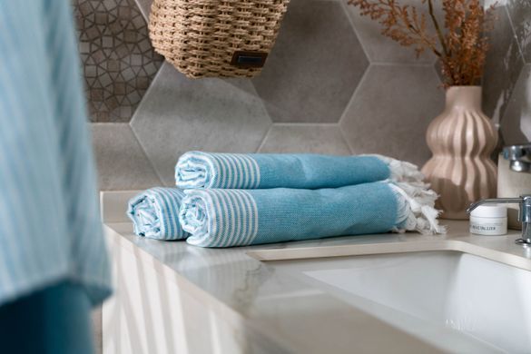 ARDESTO Полотенце SPA 90х170см, 100% хлопок, аква